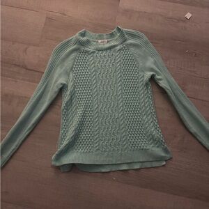 Teal Cable Knit Sweater